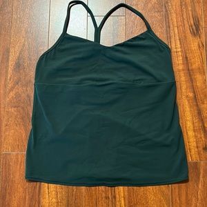 ATHLETA green open back tank